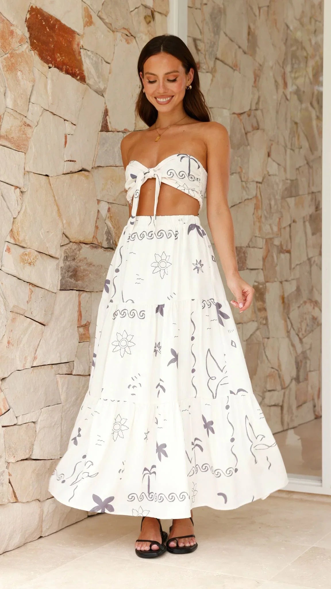 Bella Crop Top Seabreeze