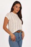 Analynn Knit Top Cream