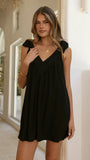 Lanna Mini Dress Black
