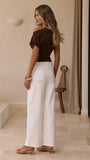 Macadrian Jeans White Denim