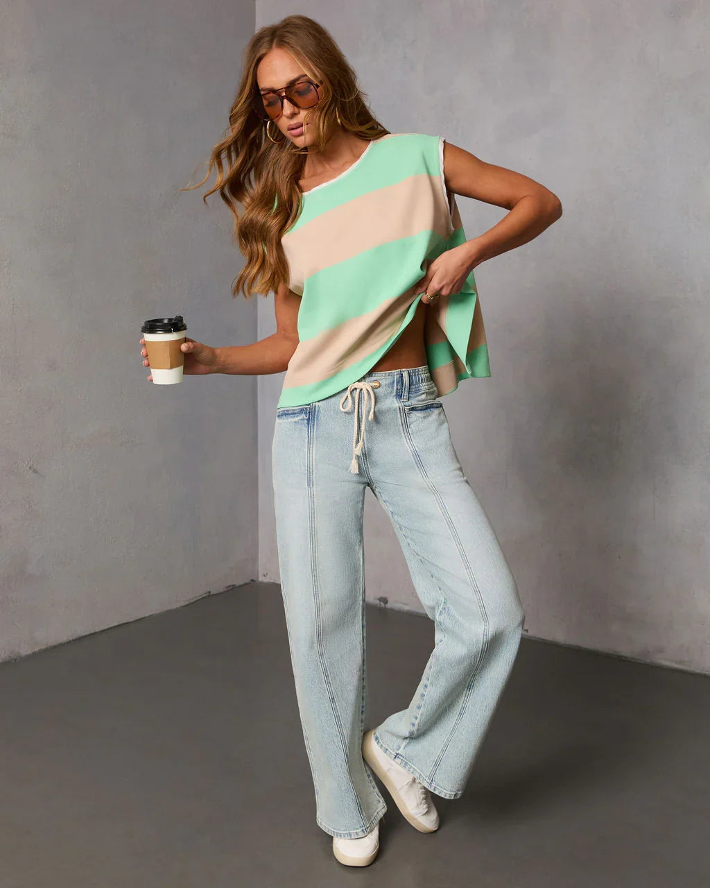 Ambar Striped Tank Top