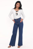Elba Knit Top White