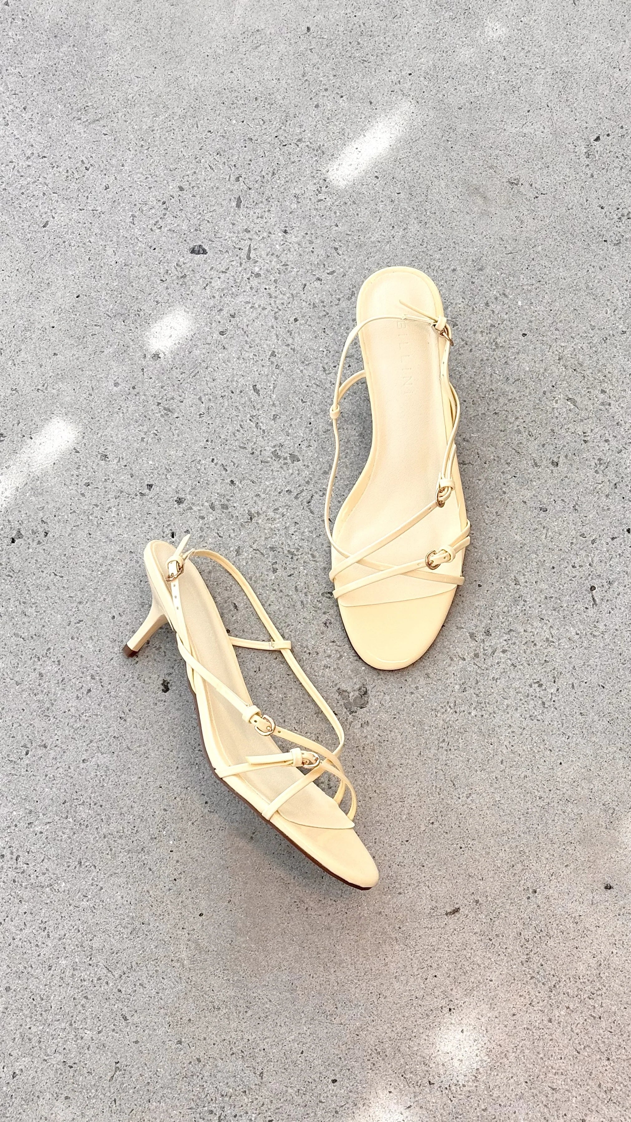 Flossie Heel Yellow