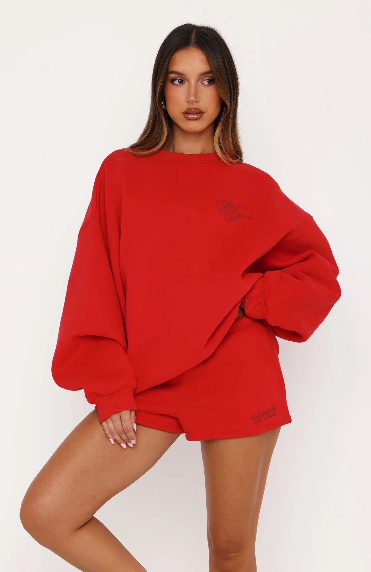 Studio 17 Raven Lounge Shorts Red