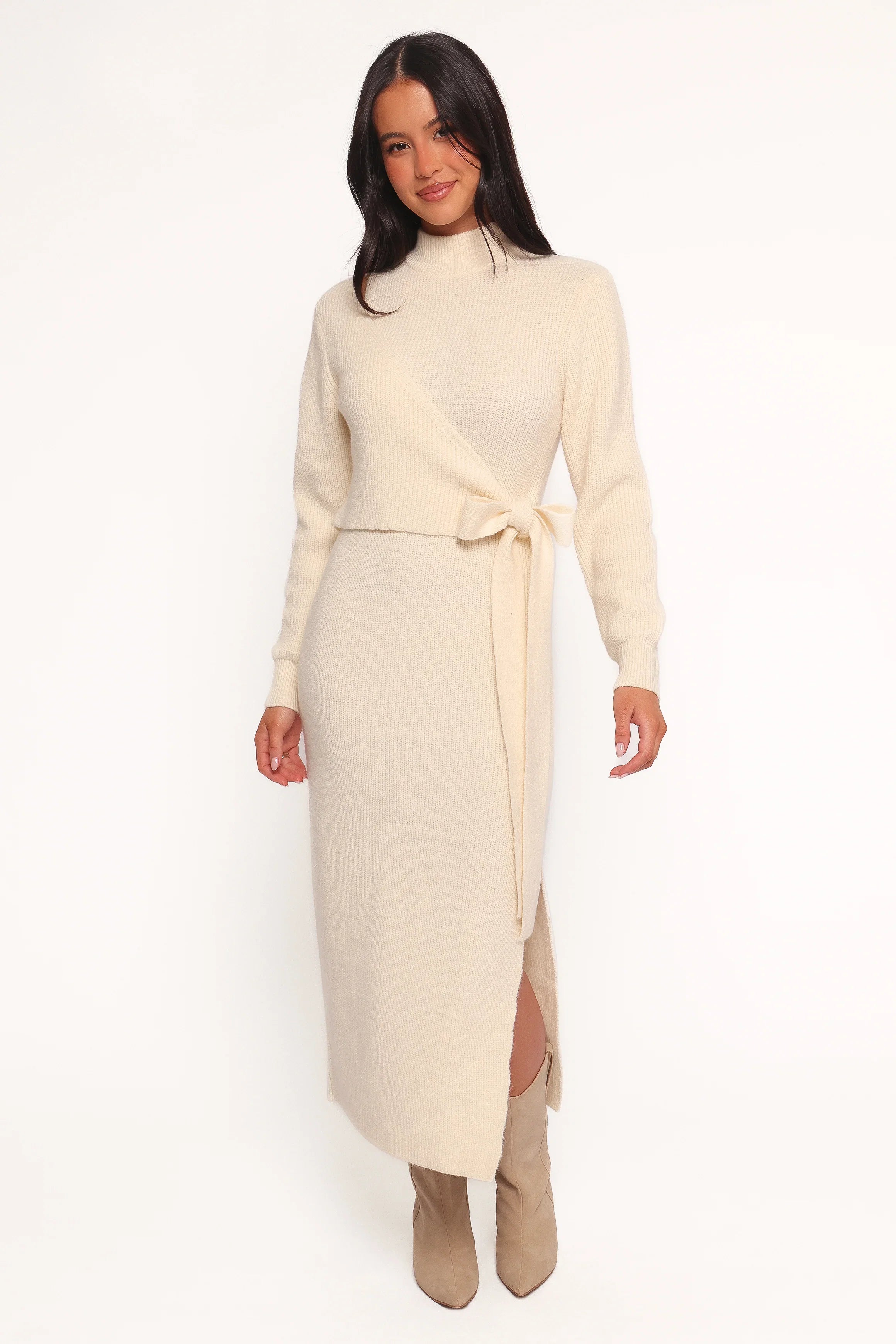 Aerin Knit Dress Cream