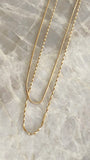 Sarah Twist Necklace Set Gold