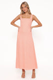 Amalie Maxi Dress Pastel Peach