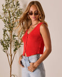 Close to Me Knit Vest Top