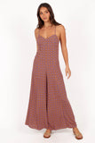 Harlee Wide Leg Jumpsuit Orange