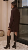 Ravio Oversized Rib Knit Chocolate