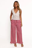 Marina Pant Red Gingham