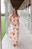 Kamie Maxi Dress Pink Floral