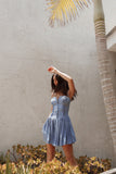 Ruby Mini Dress Blue