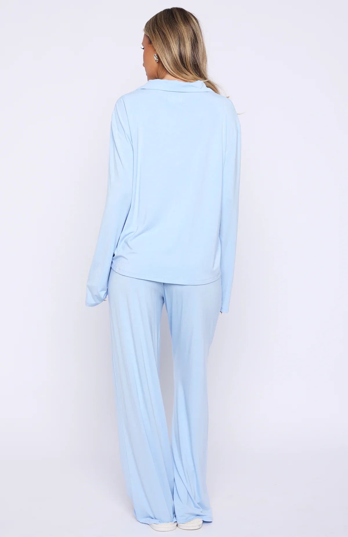 Bridal Party Long Sleeve Pyjama Set Baby Blue