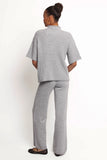 Remii Knit Pant Set Grey