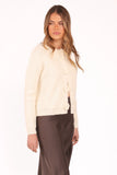 Jones Rosette Cardigan Cream