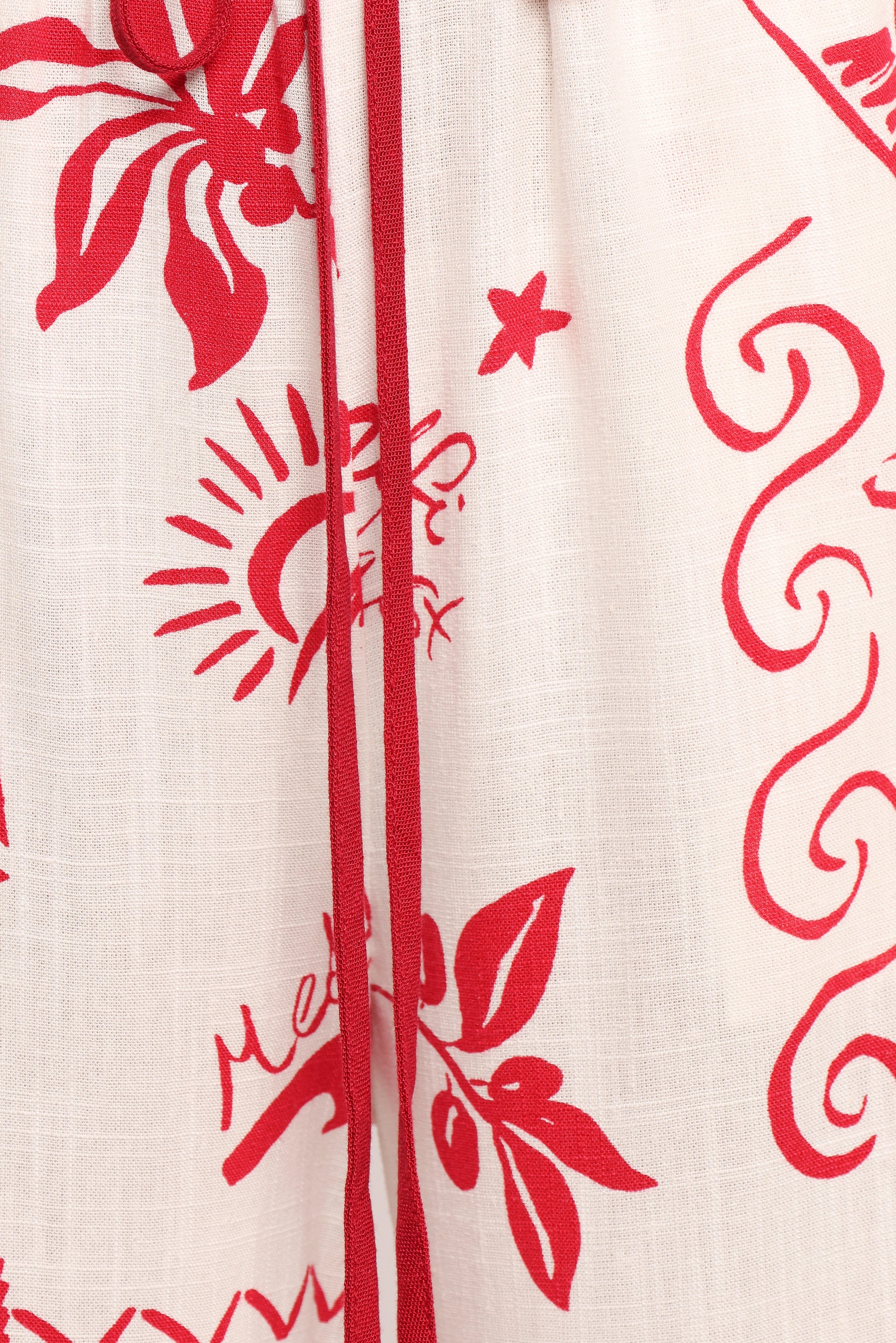 Malta Pant Red