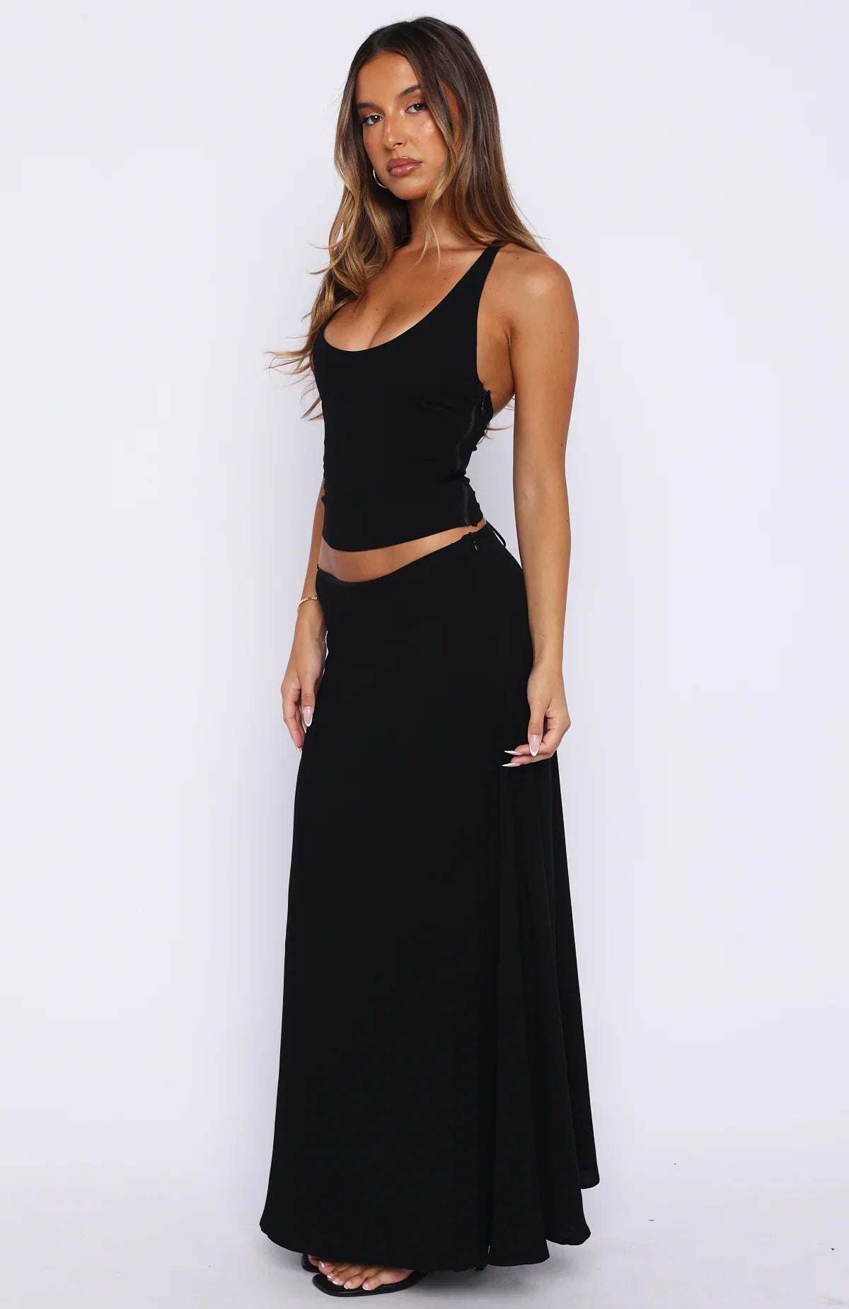 Sunbliss Maxi Skirt Black