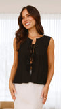 Birkley Tie Top Black