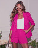 Giselle Scallop Lapel Blazer