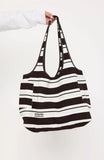 Studio 17 Jules Shoulder Bag Grey Marle Stripe