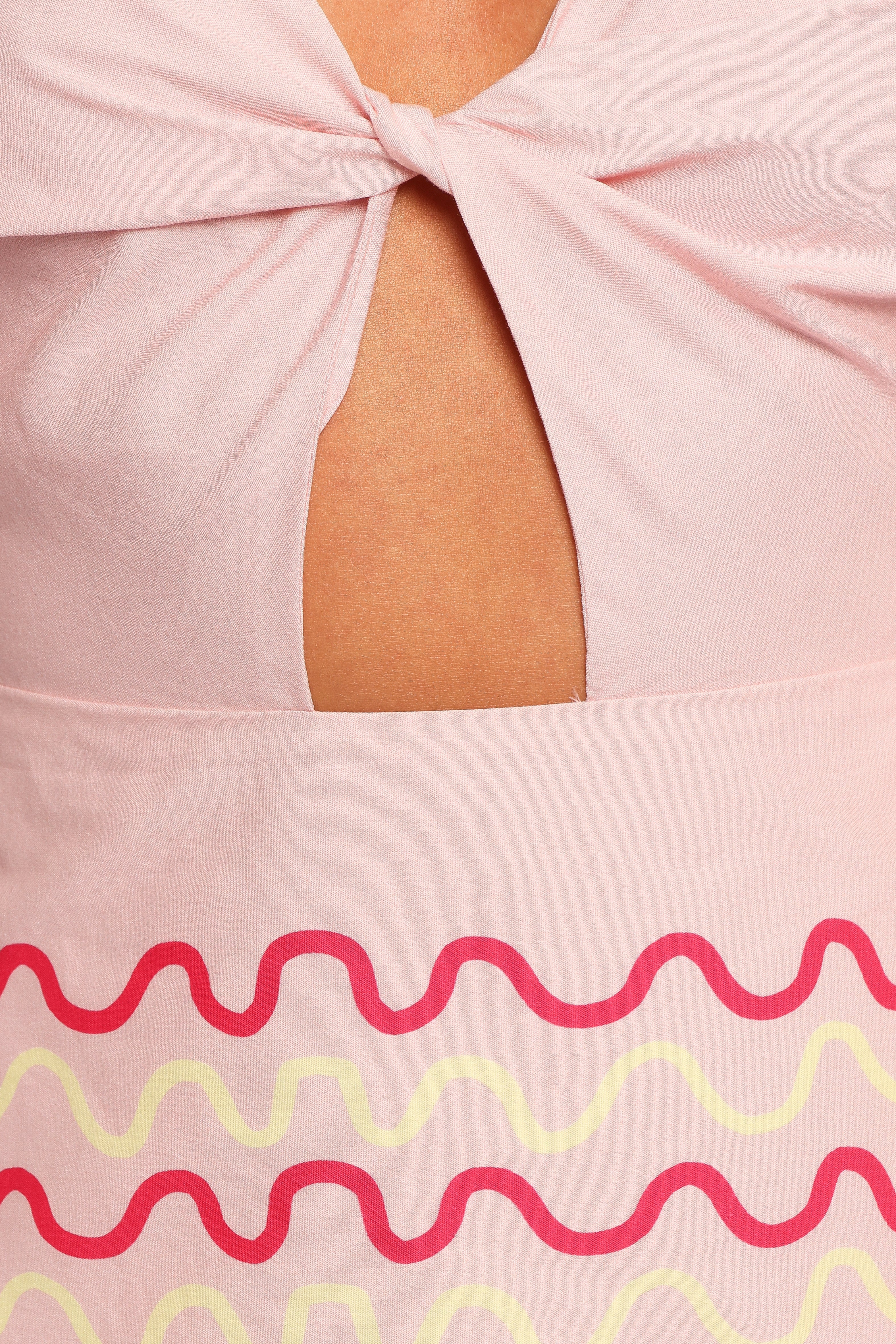 Ariarne Mini Dress Pink Palm