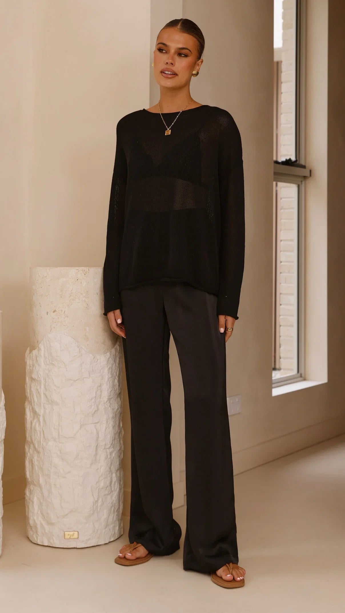 Lakoa Knit Top Black