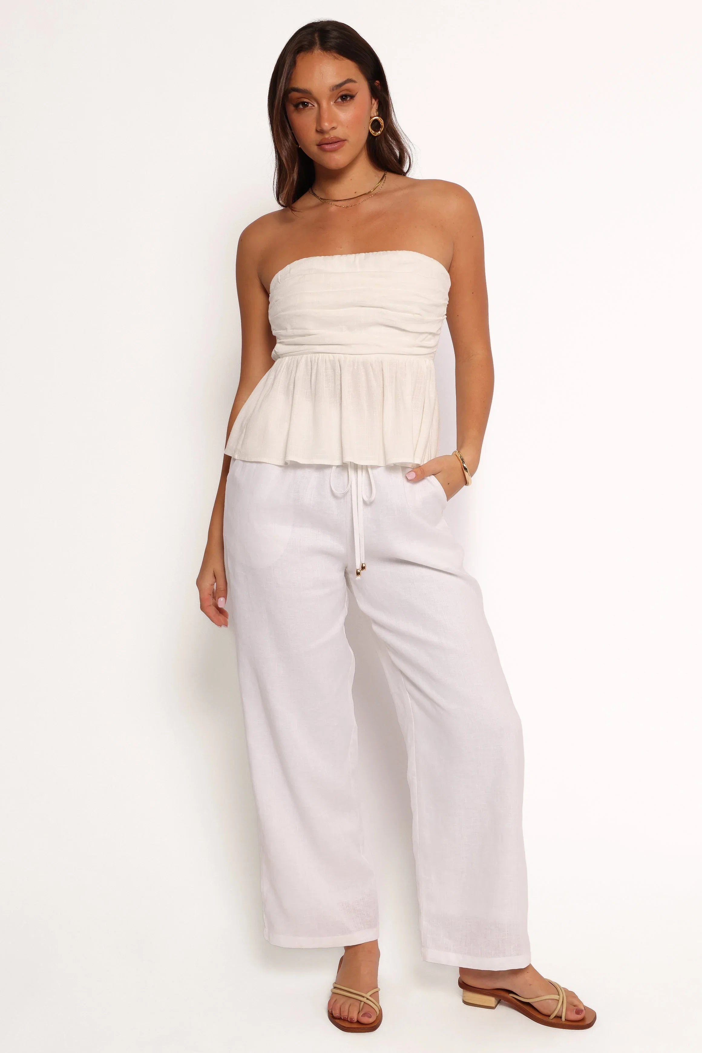 Maia Top White