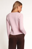 Perla Knit Cardigan Pink