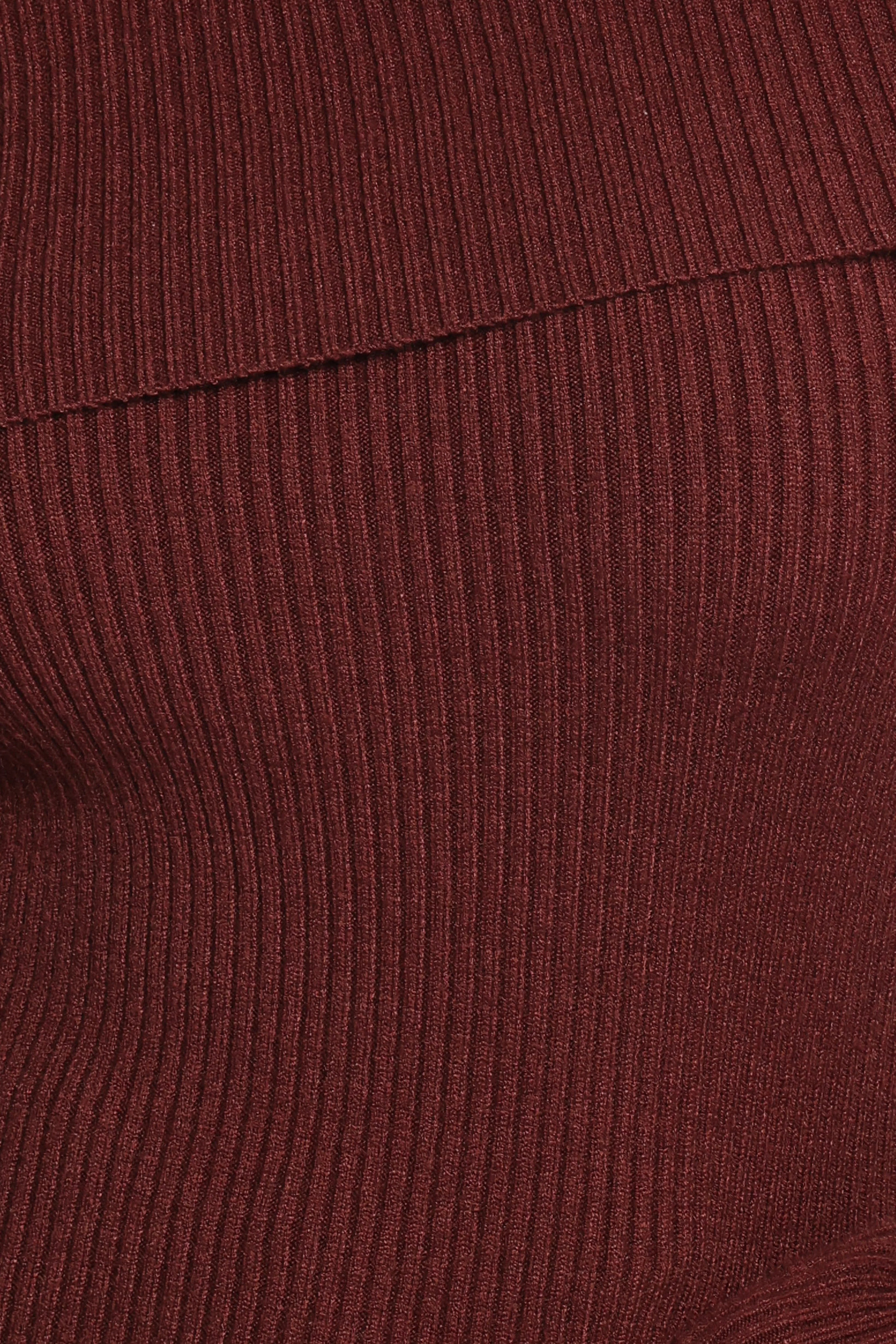 Aleena Knit Top Chocolate Brown
