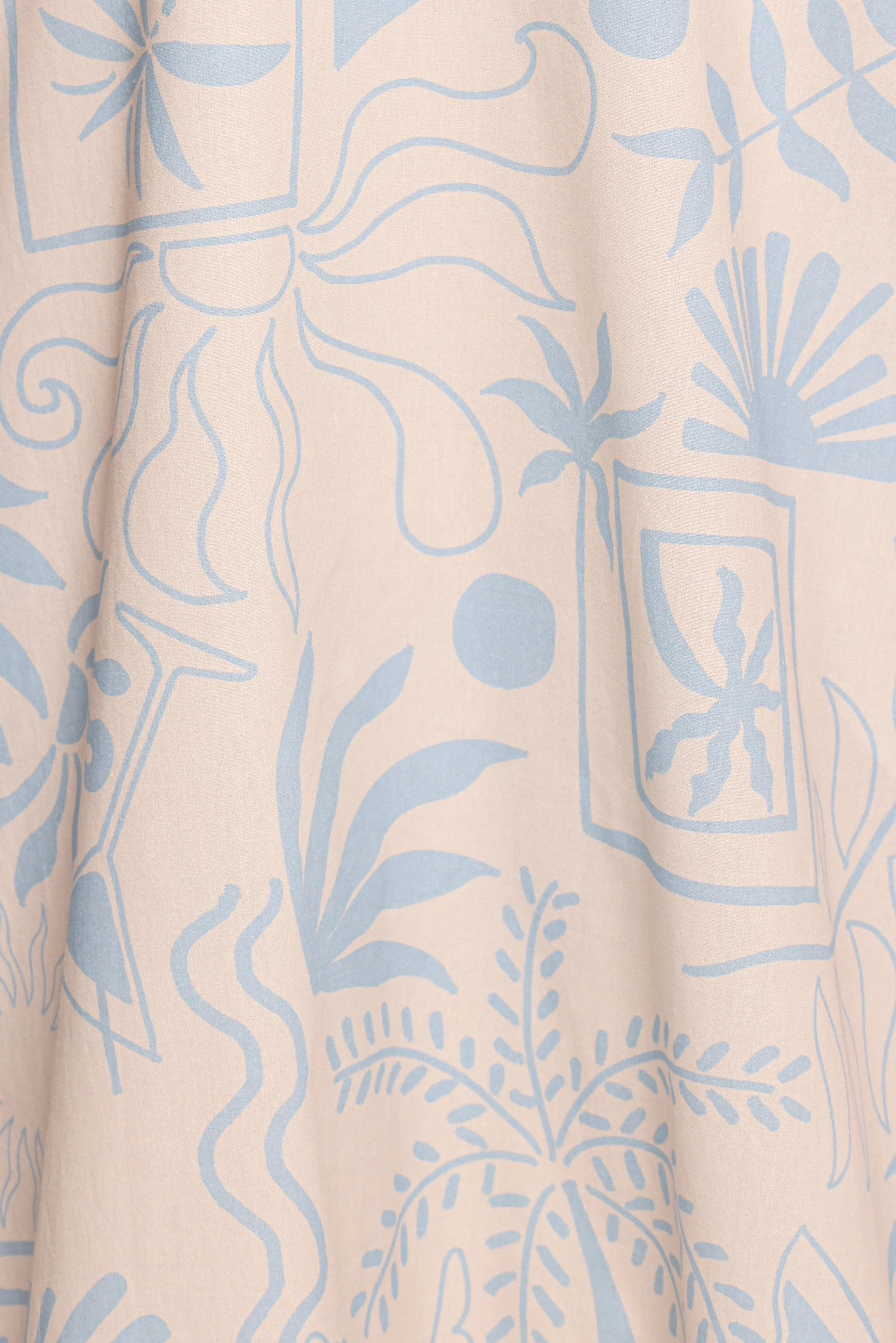Naida Maxi Dress Blue Soleil