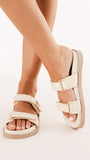 Amylee Slide Cream Raffia