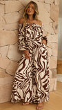 Avery Wide Leg Pants Luna Mocha
