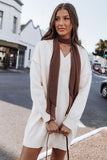 Sancia Knit Mini Dress Cream