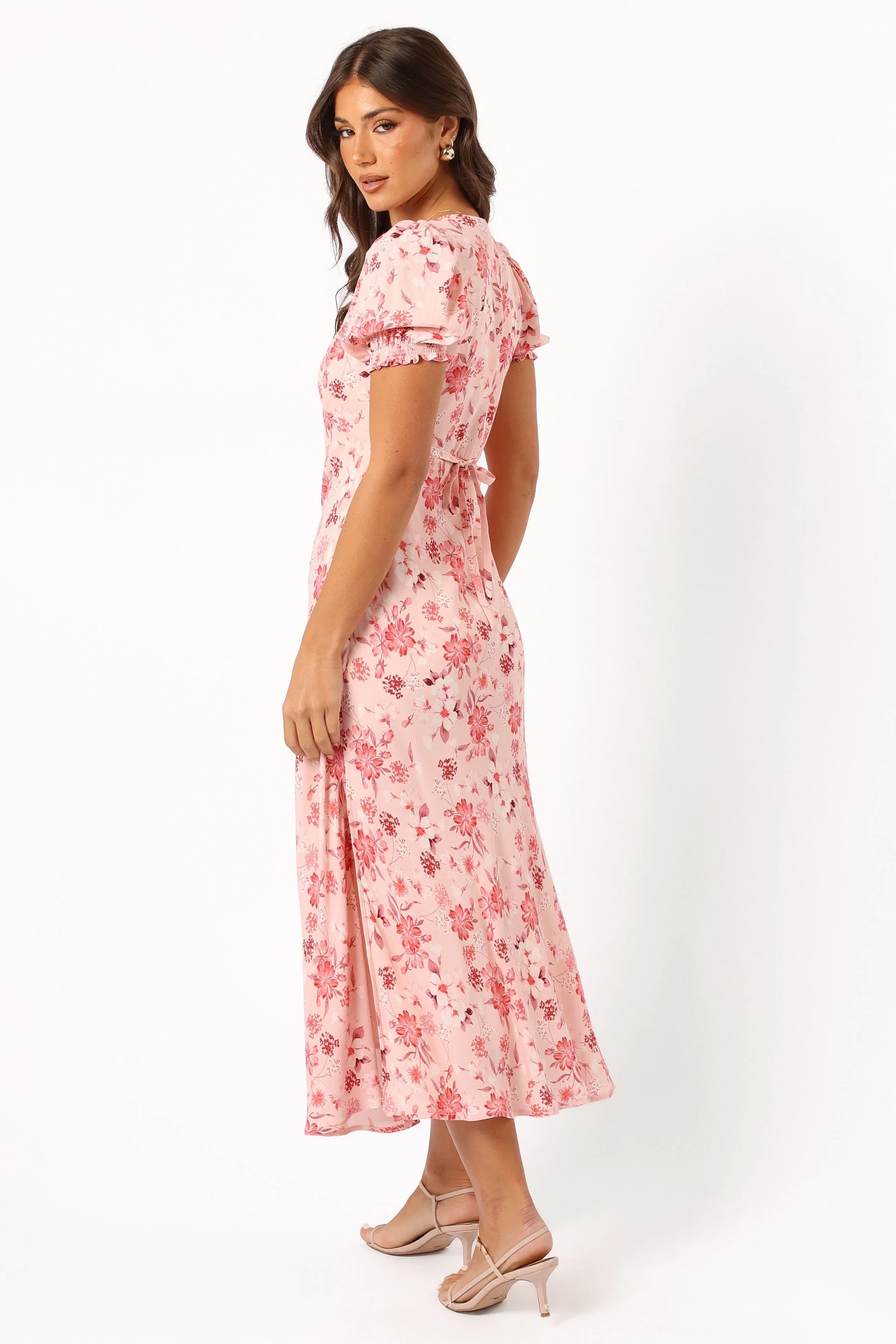 Sandra Midi Dress Blushed Garden