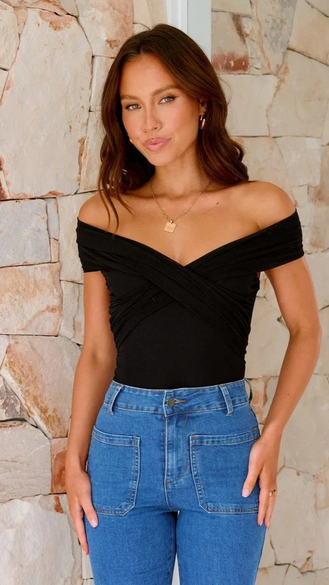 Haiku Bodysuit Black