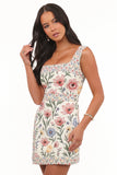 Rinna Mini Dress Pastel Floral