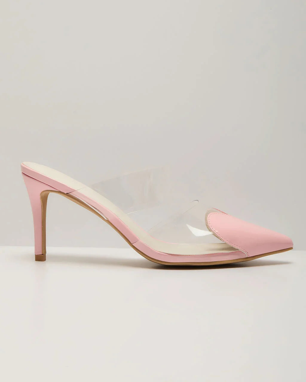 Queen Of Hearts Suede Heeled Mule