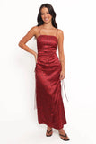 Enid Midi Dress Red