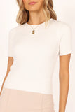 Kimmie Knit Top White