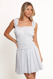 Lune Mini Dress Blue Stripe