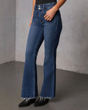 Helaine Stretch High Rise Flare Jeans