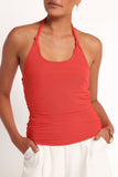 Boston Halter Top Coral