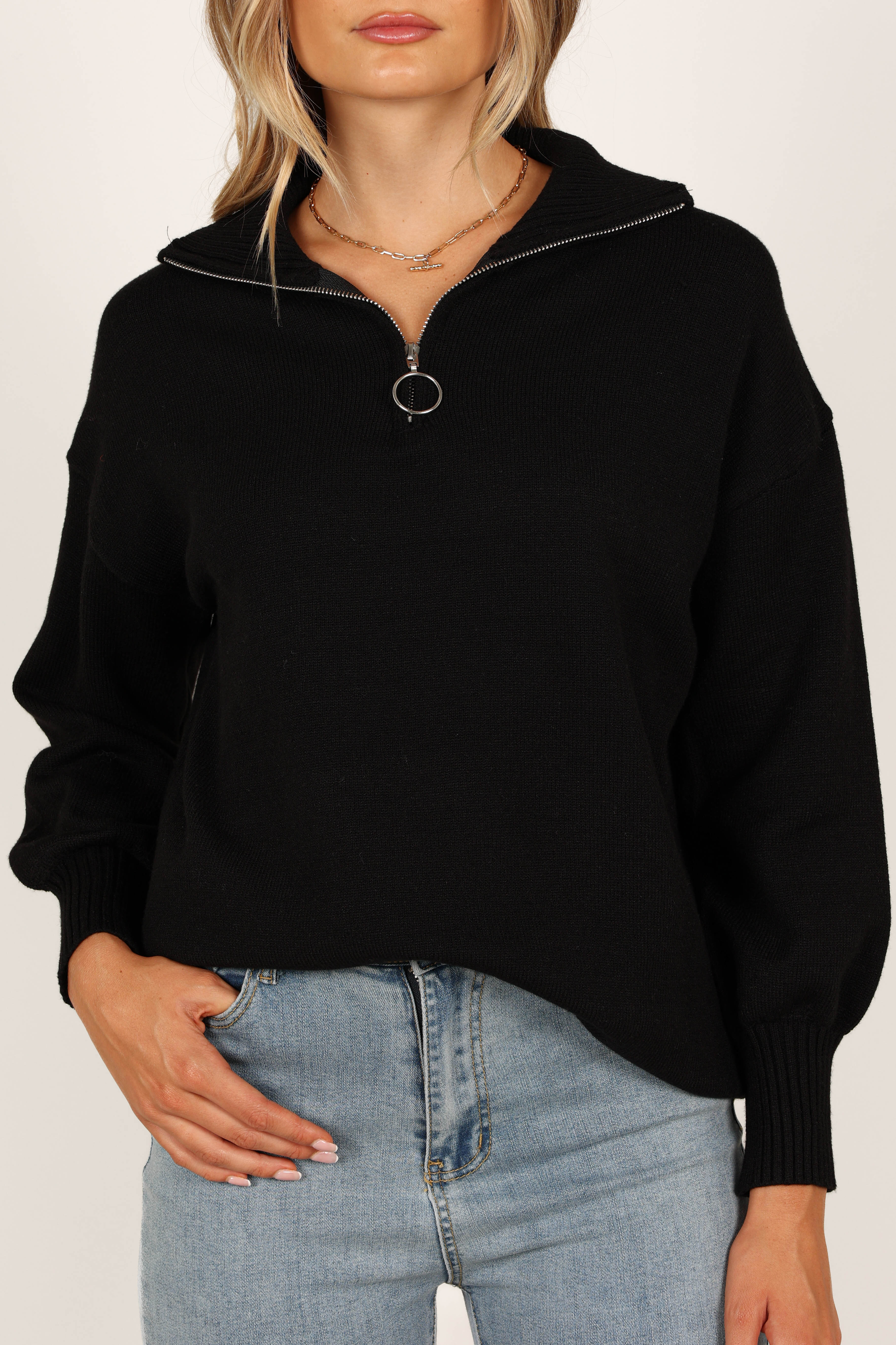 Whistler Knit Sweater Black