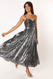 Gaia Maxi Dress Silver