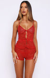 Honey Sweet Pyjama Set Red