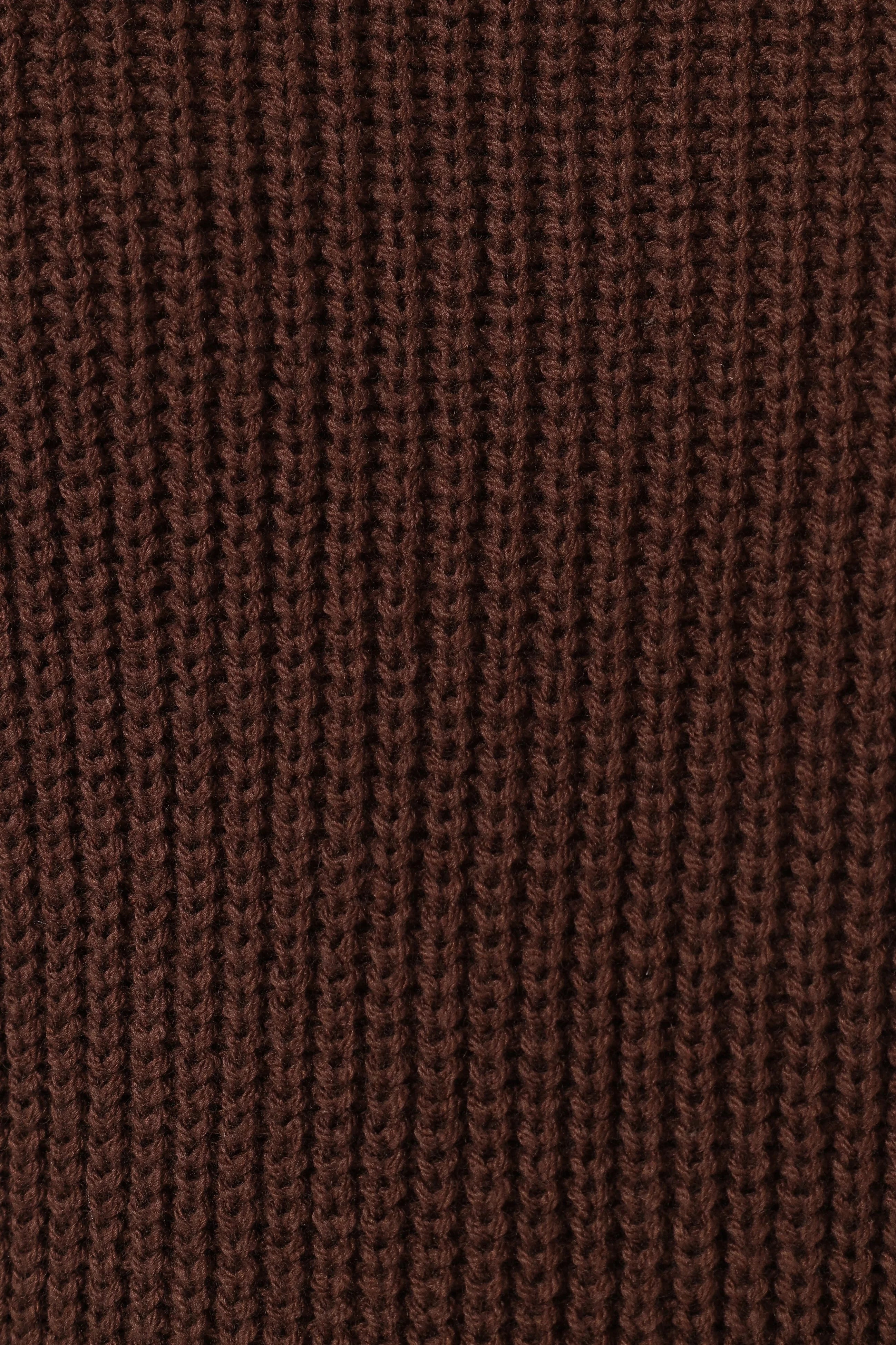 Katty Knit Sweater Chocolate Brown