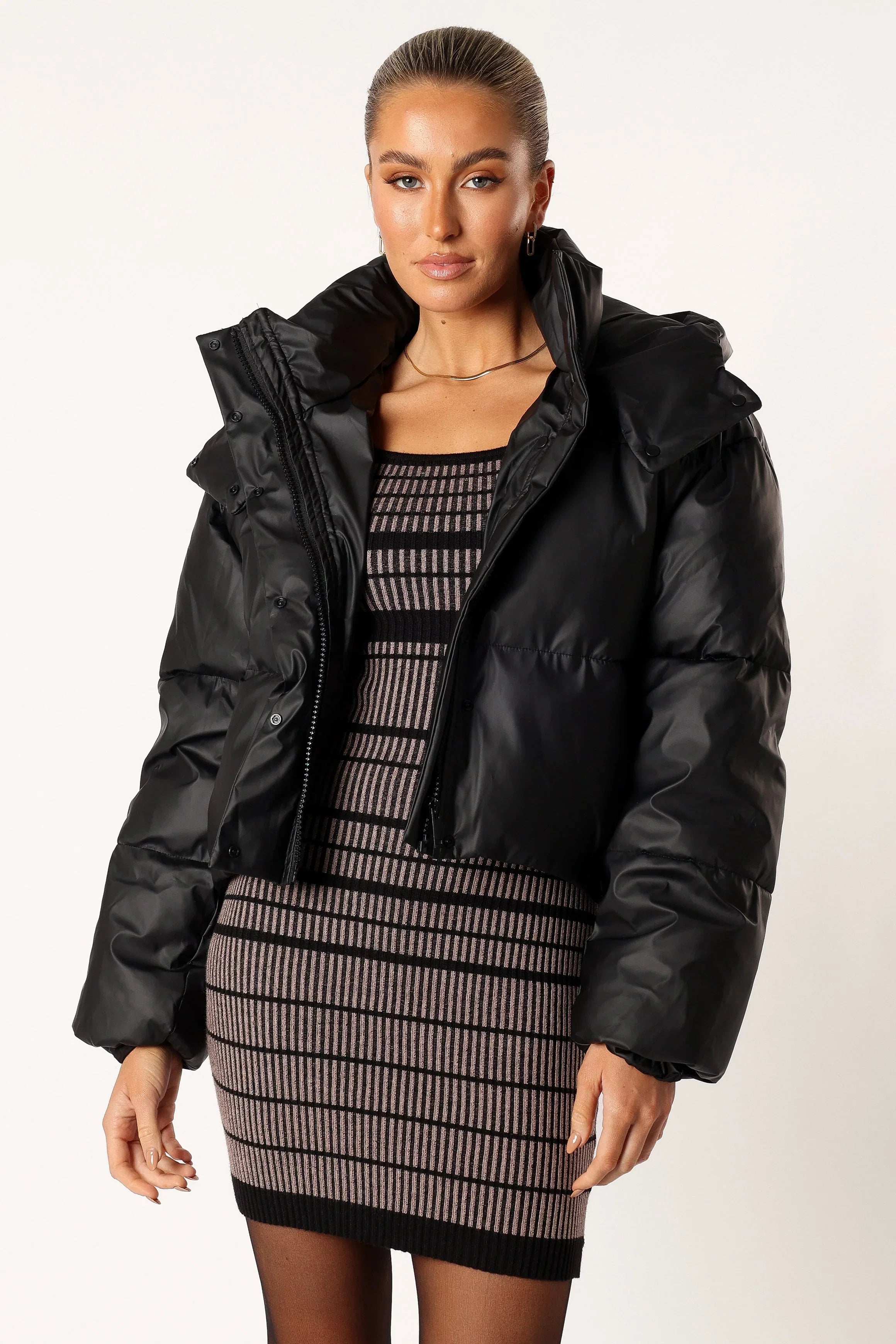 Tania Puffer Jacket Black