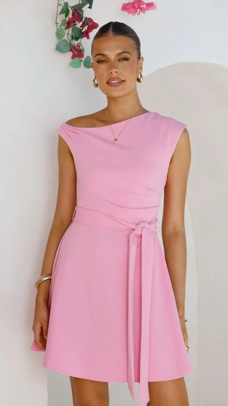 Gem Mini Dress Pink