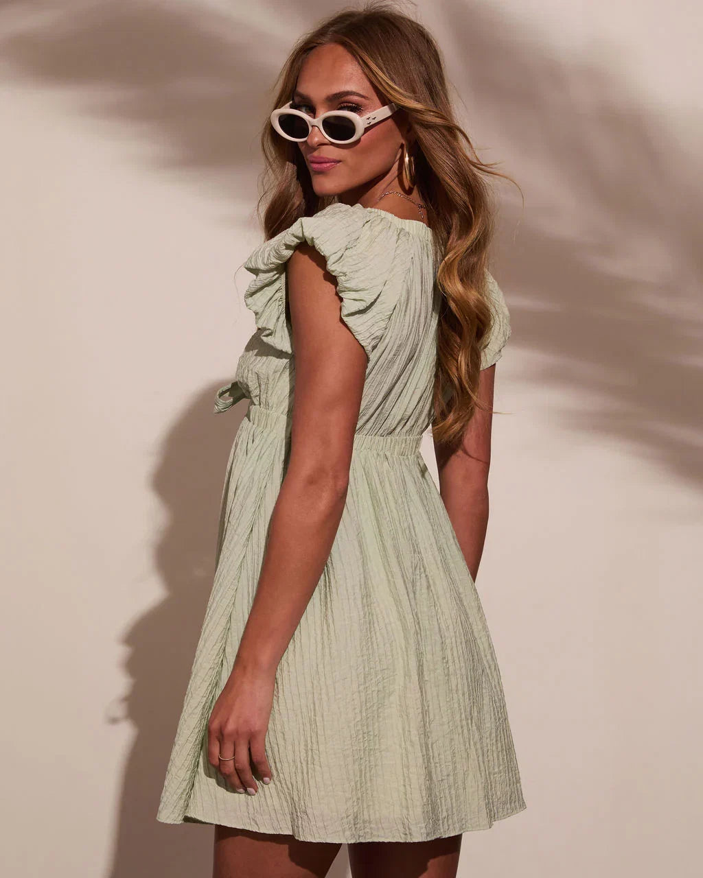 Gigi Puff Sleeve Babydoll Mini Dress